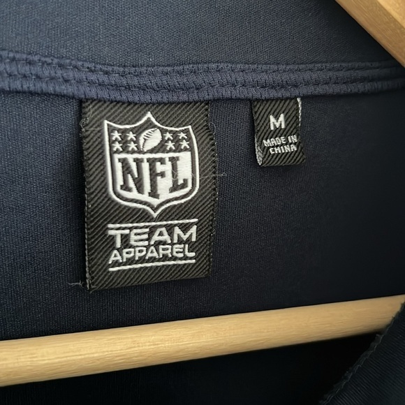 NFL Seattle Seahawks Men’s 1/4 Zip Pullover Long Sleeve - Size Medium - Picture 4 of 8